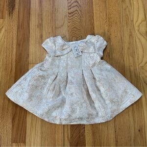 NWT The Children's Place Crystal Pink Baby Dress size 3-6 months
